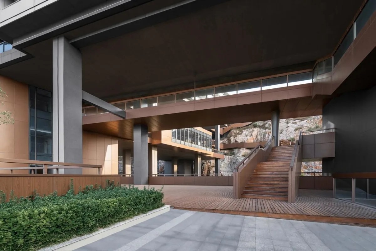 BIM建筑|徐州园博园宕口酒店 / 筑境设计