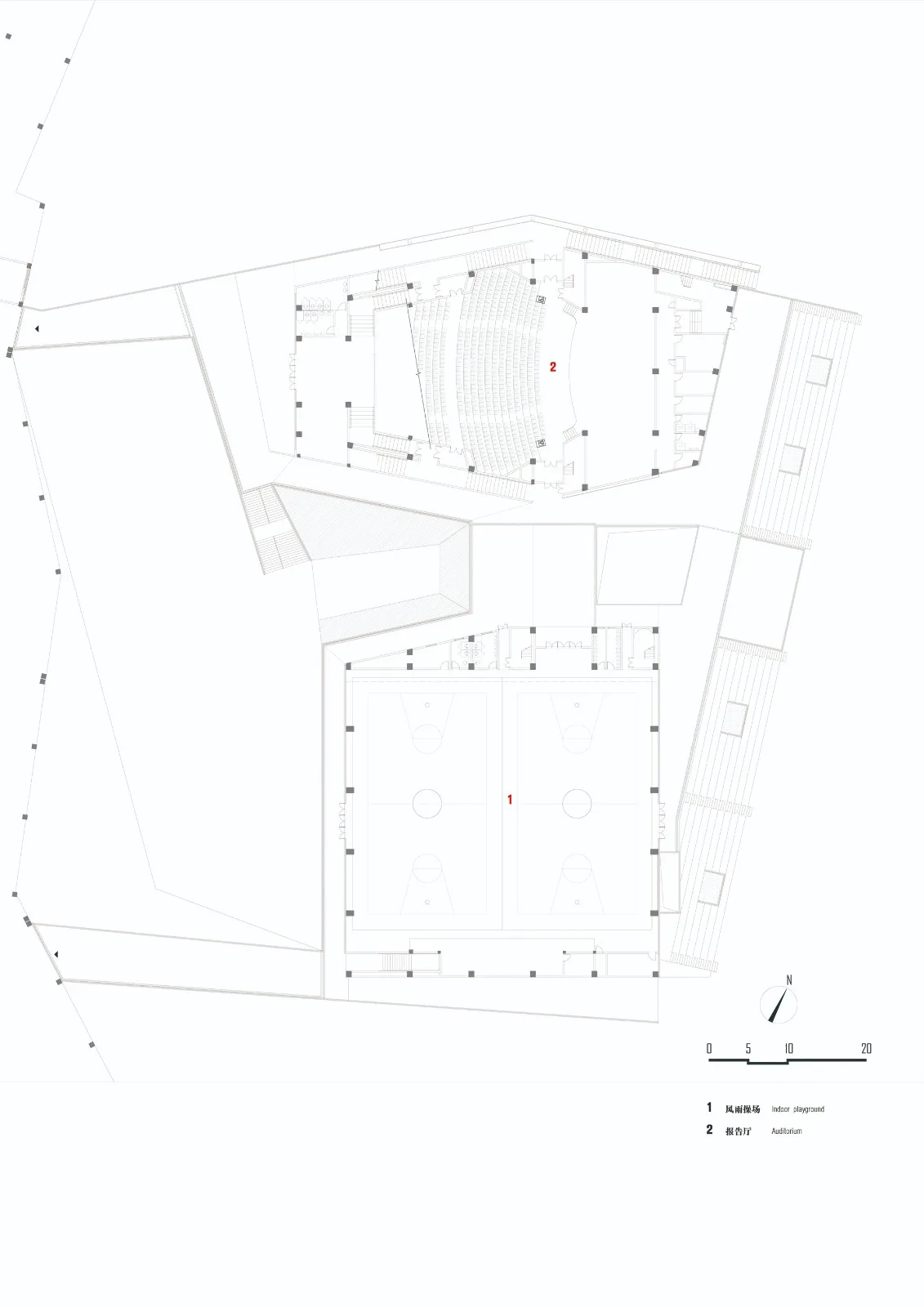 BIM建筑|杭州中泰中学建筑设计 / LZGC量子构城设计事务所+浙江建院建筑规划设计院