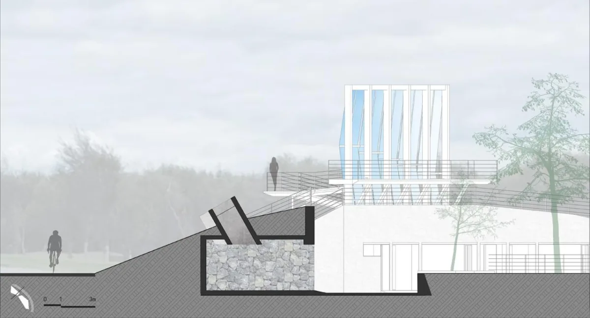 BIM建筑|帆的乡愁：环洱海生态廊道五号驿站 / 三文建筑