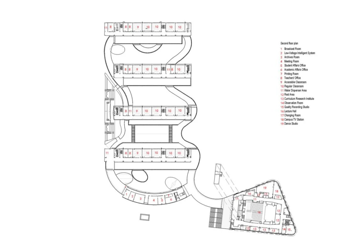 BIM建筑|扬名实验学校 / 米丈建筑