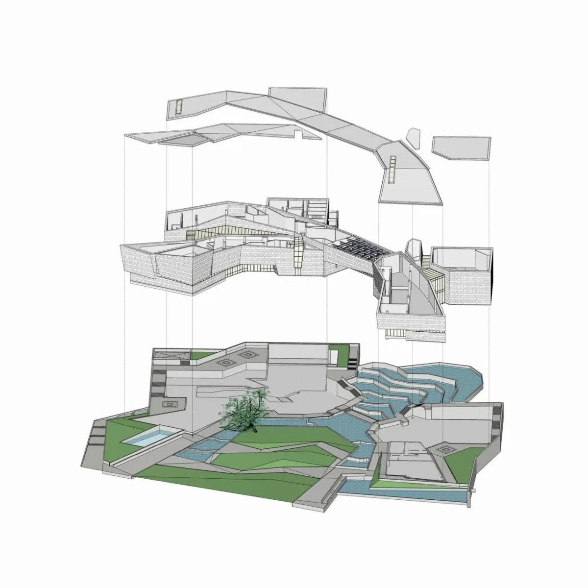 BIM建筑|“地”之书写——三清山地质博物馆设计思考 / 浙江大学建筑设计研究院