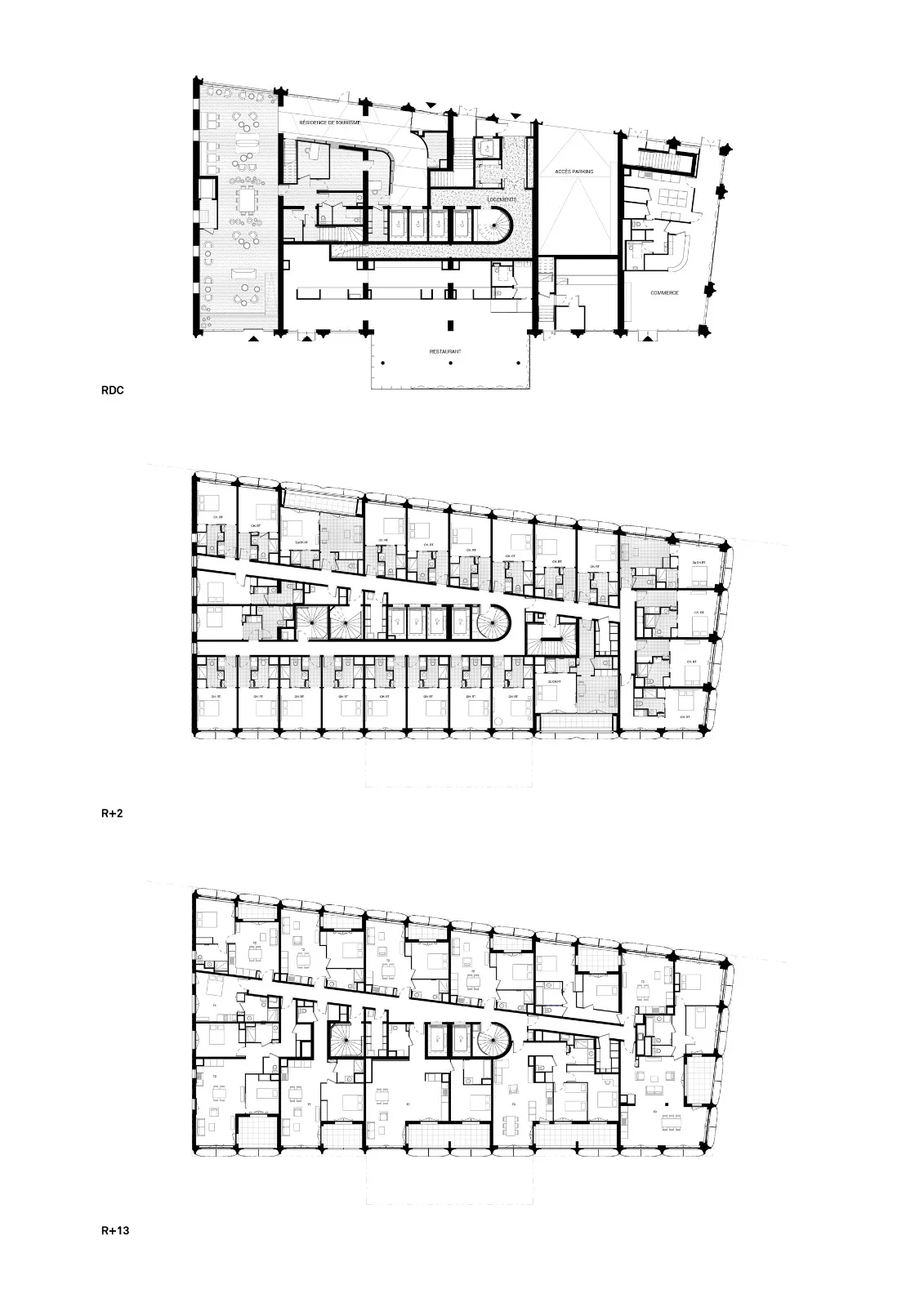 BIM建筑|414 个拱顶，‘蓝色之门’住宅 / PietriArchitectes