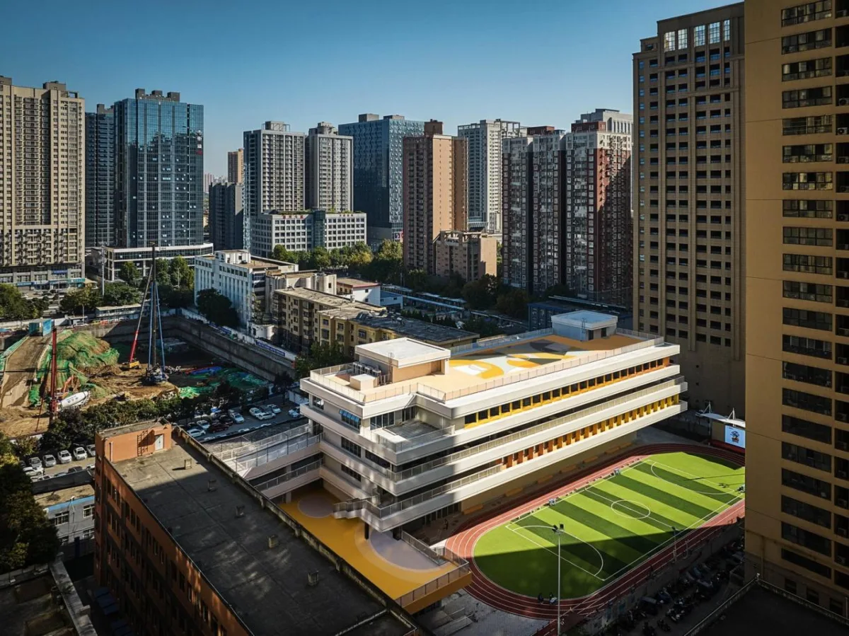 BIM建筑|西安市未央路小学综合楼 / 中国建筑西北设计研究院 屈培青工作室