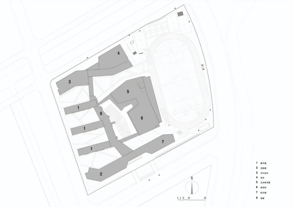 BIM建筑|杭州中泰中学建筑设计 / LZGC量子构城设计事务所+浙江建院建筑规划设计院