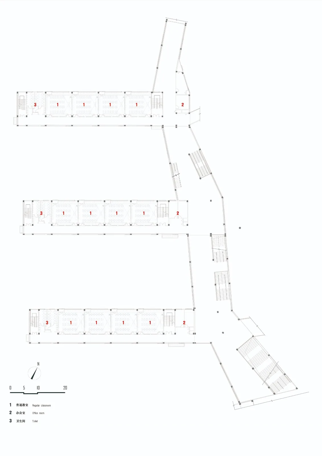 BIM建筑|杭州中泰中学建筑设计 / LZGC量子构城设计事务所+浙江建院建筑规划设计院