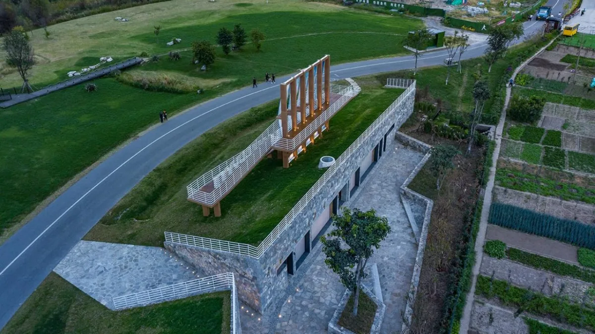 BIM建筑|帆的乡愁：环洱海生态廊道五号驿站 / 三文建筑