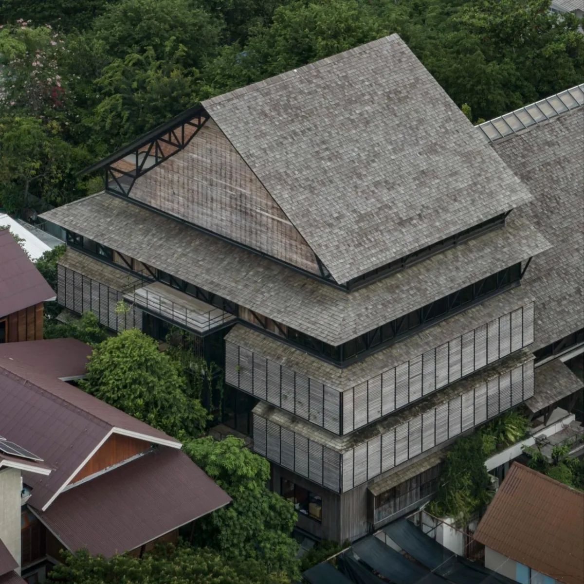 BIM建筑|建筑师们社区生活，Rabindhorn 大楼 / Arsomsilp Community and Environmental Architect