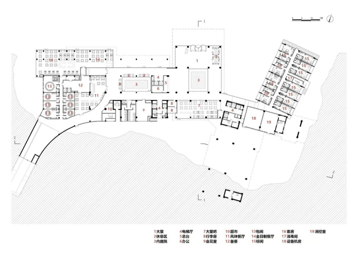 BIM建筑|徐州园博园宕口酒店 / 筑境设计