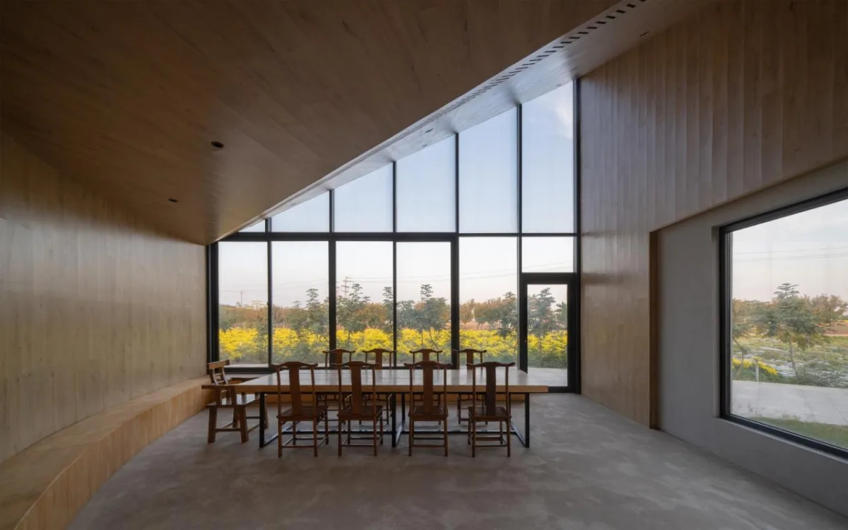 BIM建筑|云台山冰菊花田书馆 / 一树建筑