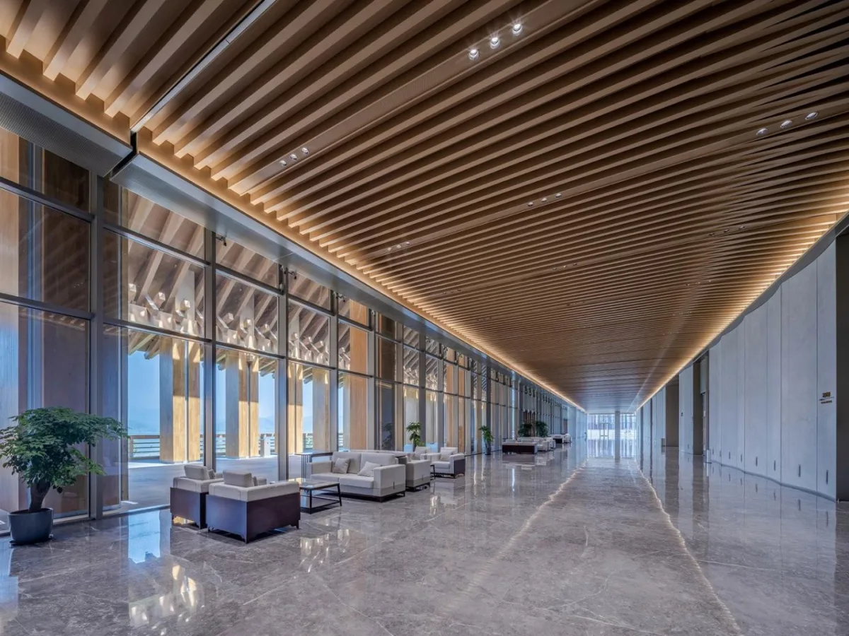 BIM建筑|稻田与廊桥 - 宁波国际会议中心 / 汤桦建筑设计