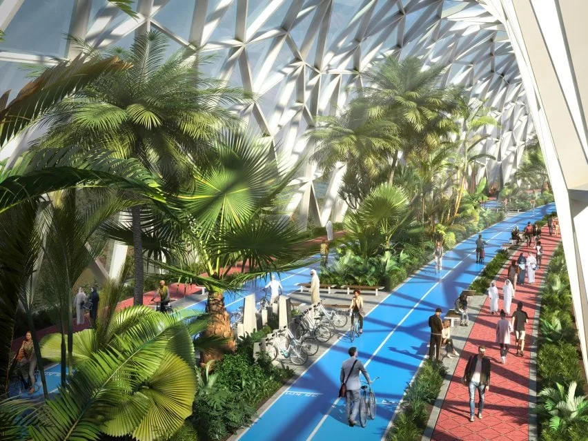 BIM建筑|Urb为迪拜设计高架自行车道