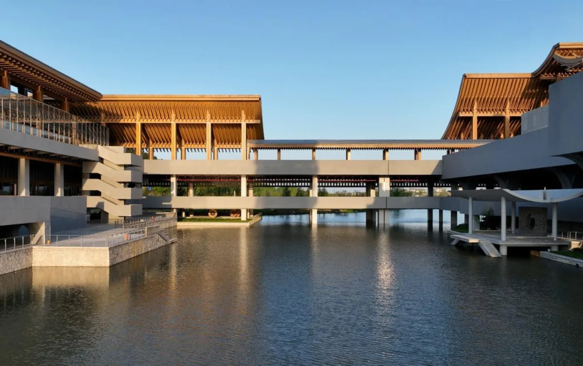 BIM建筑|稻田与廊桥 - 宁波国际会议中心 / 汤桦建筑设计