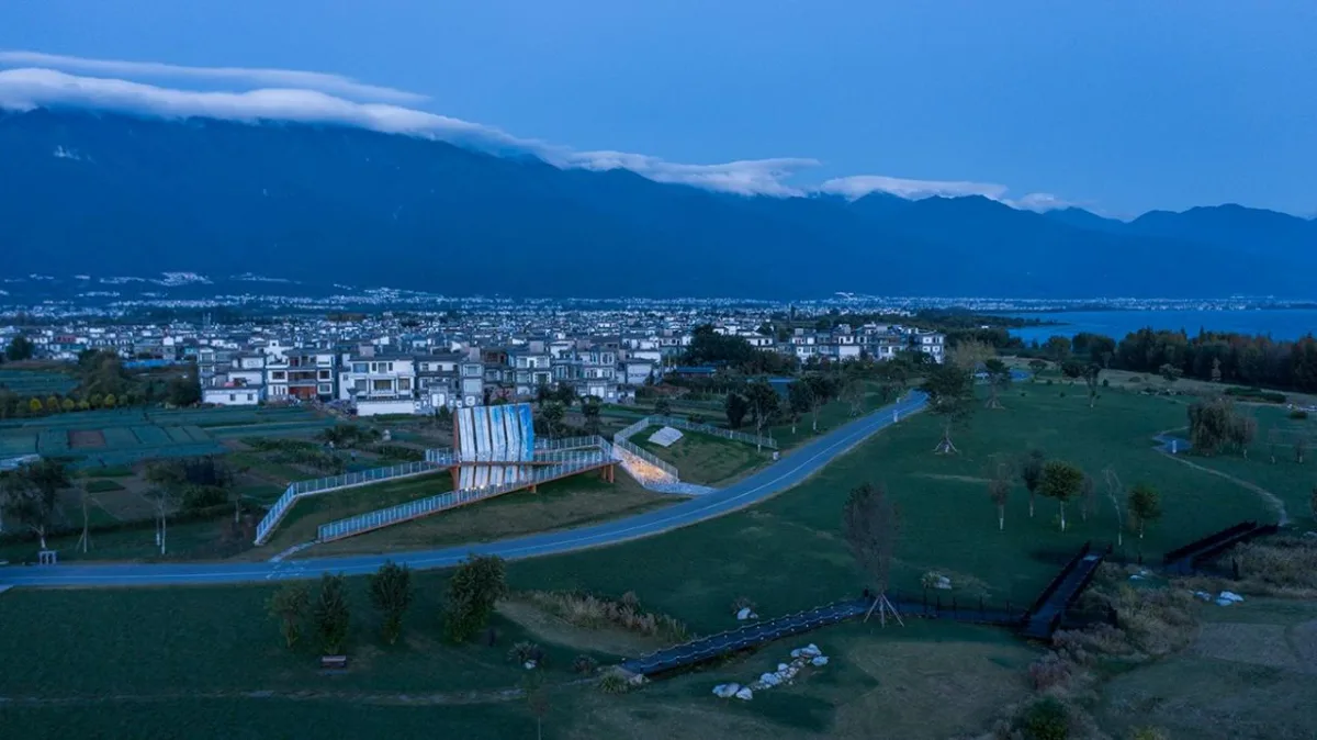 BIM建筑|帆的乡愁：环洱海生态廊道五号驿站 / 三文建筑