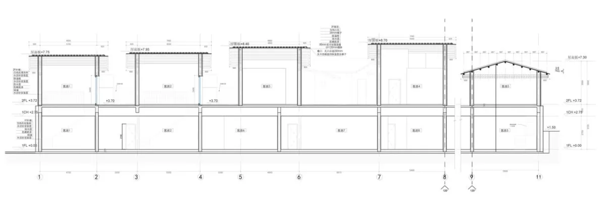 BIM建筑|鹿柴山集 精品民宿 / 小大建筑