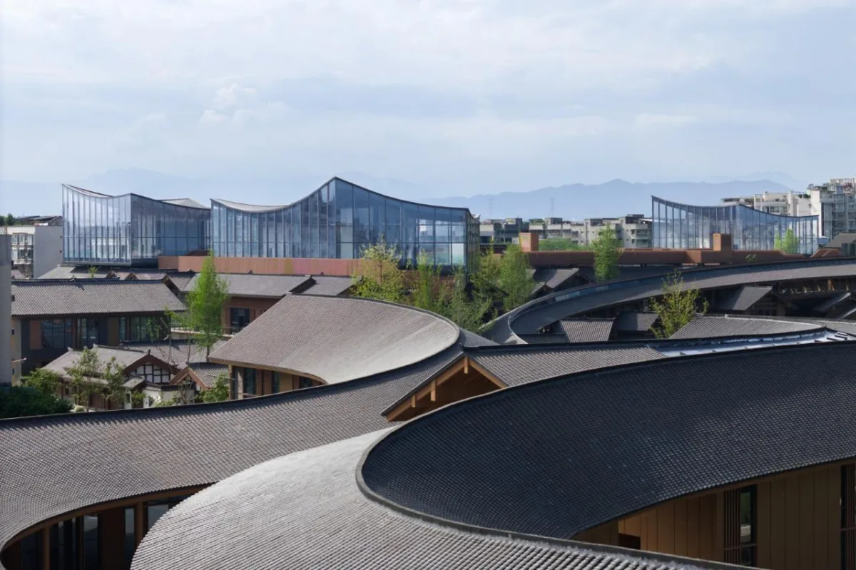 BIM建筑|成都彭州龙兴寺区域城市更新 / BIAD-ASA筑景工作室