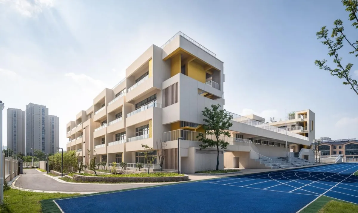 BIM建筑|江苏省南京市文齐路小学 / 荣朝晖工作室