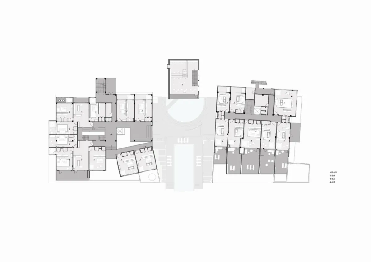 BIM建筑|回应古寺和山水的人文居所：清远慈湖书院 / 城外建筑
