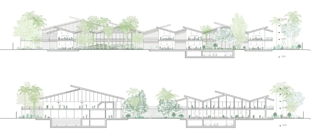 BIM建筑|九园学校：与自然共生的校园新场景 / TOPOTEK 1