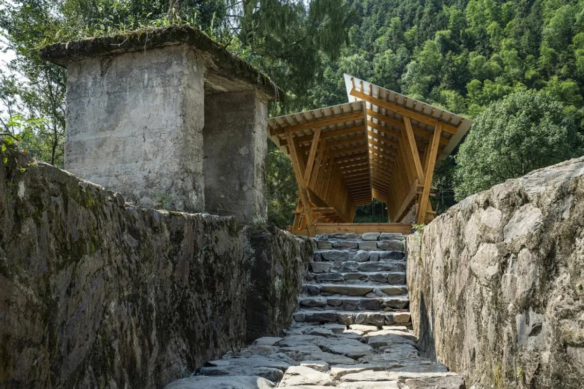 BIM建筑|丰梧季·水渠廊桥 / IARA