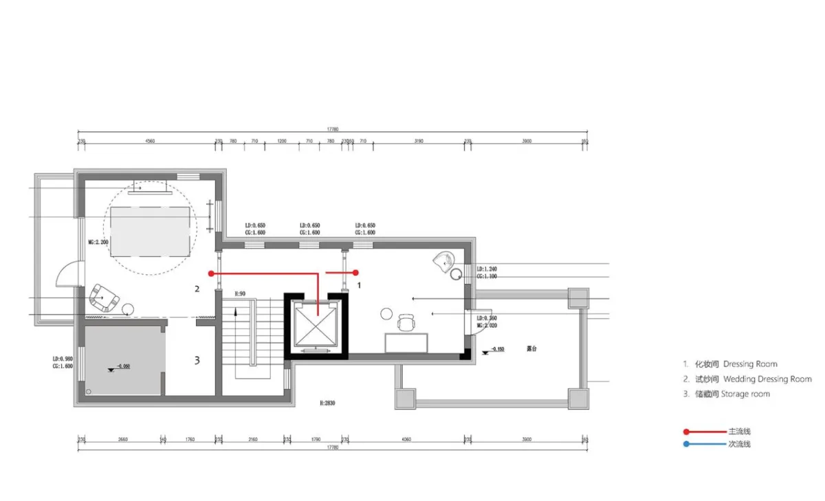 BIM建筑|LAN Bridal婚纱集合店 / WUMICHI伍米尺建筑设计