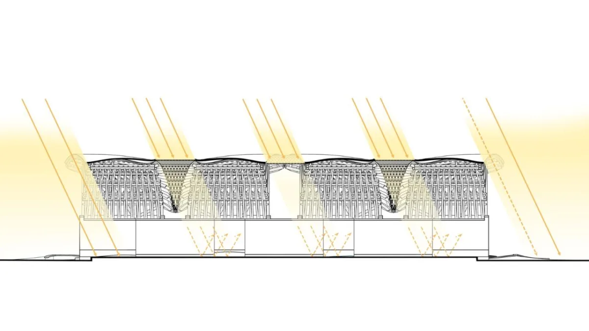 BIM建筑|竹管垅茶青市场 / 清华大学建筑设计研究院 素朴建筑工作室
