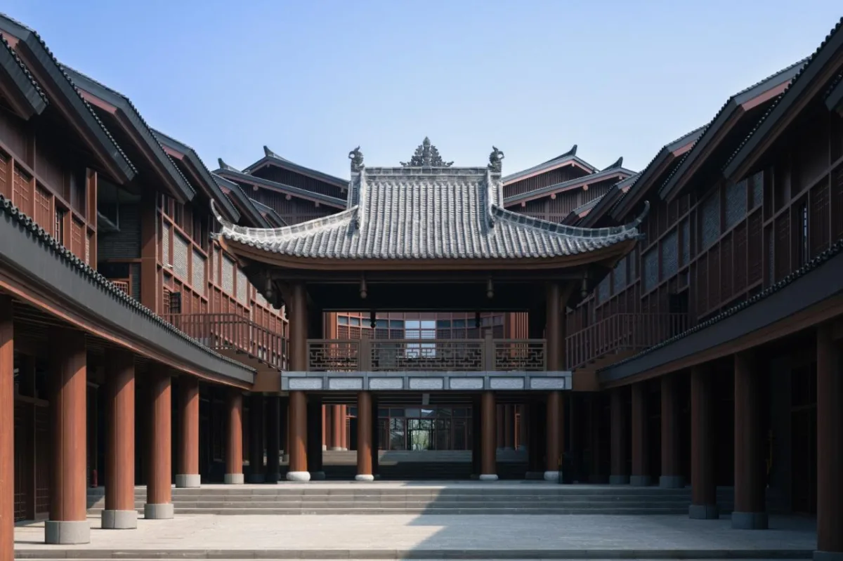 BIM建筑|成都彭州龙兴寺区域城市更新 / BIAD-ASA筑景工作室