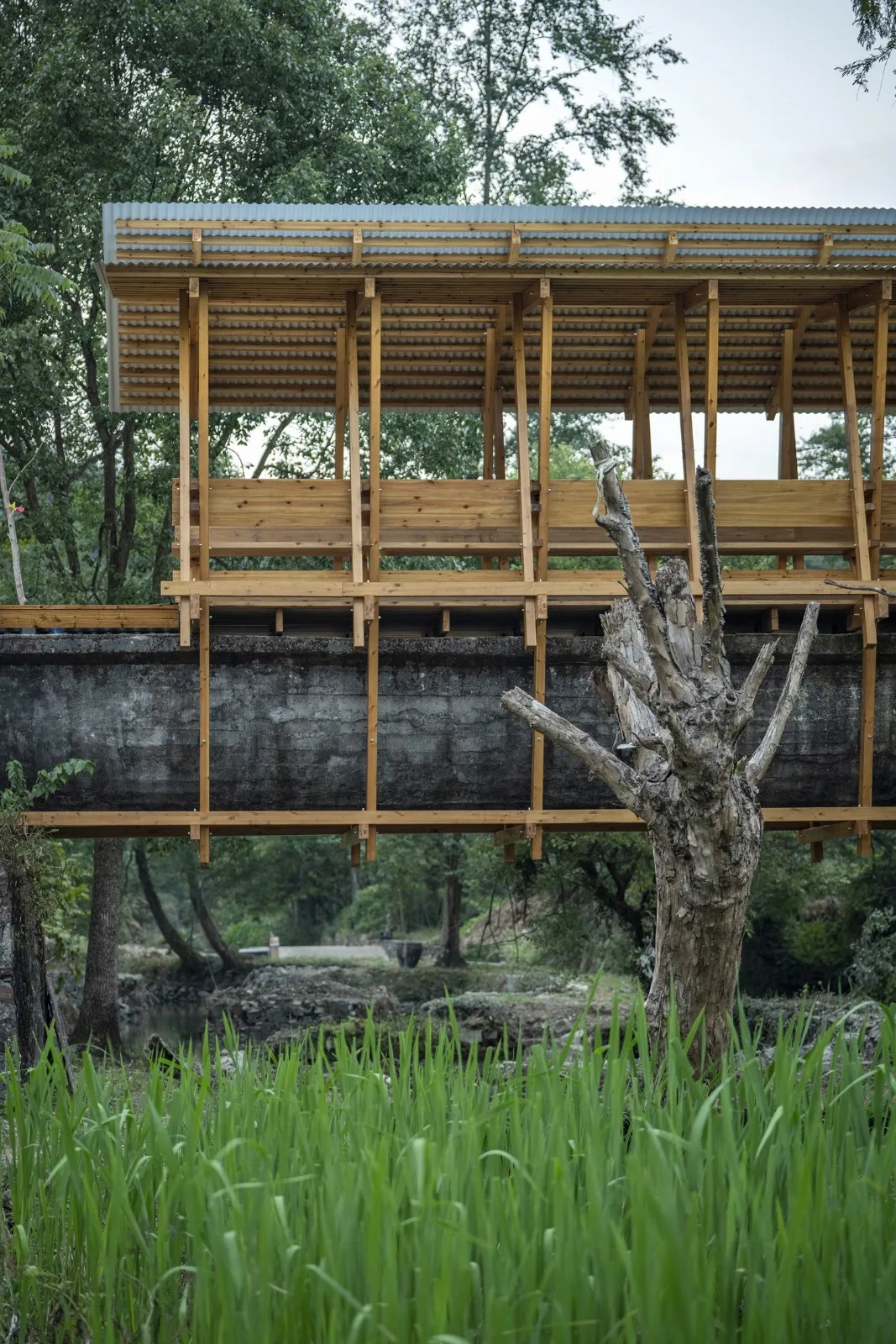 BIM建筑|丰梧季·水渠廊桥 / IARA