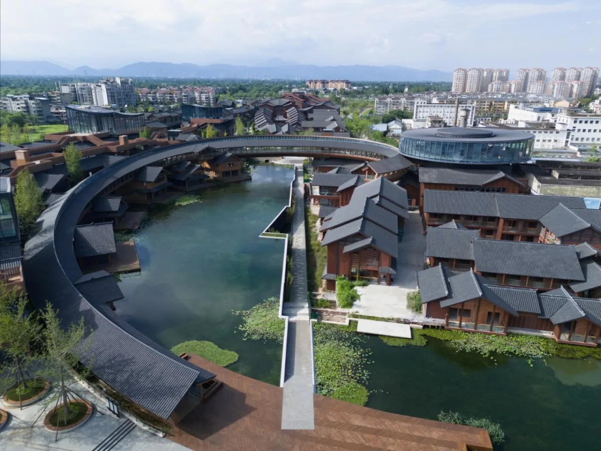 BIM建筑|成都彭州龙兴寺区域城市更新 / BIAD-ASA筑景工作室