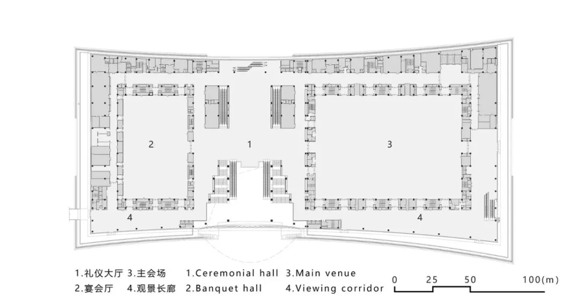BIM建筑|长沙国际会议中心：水云潇湘 翰墨中华 / 华南理工大学建筑设计研究院有限公司