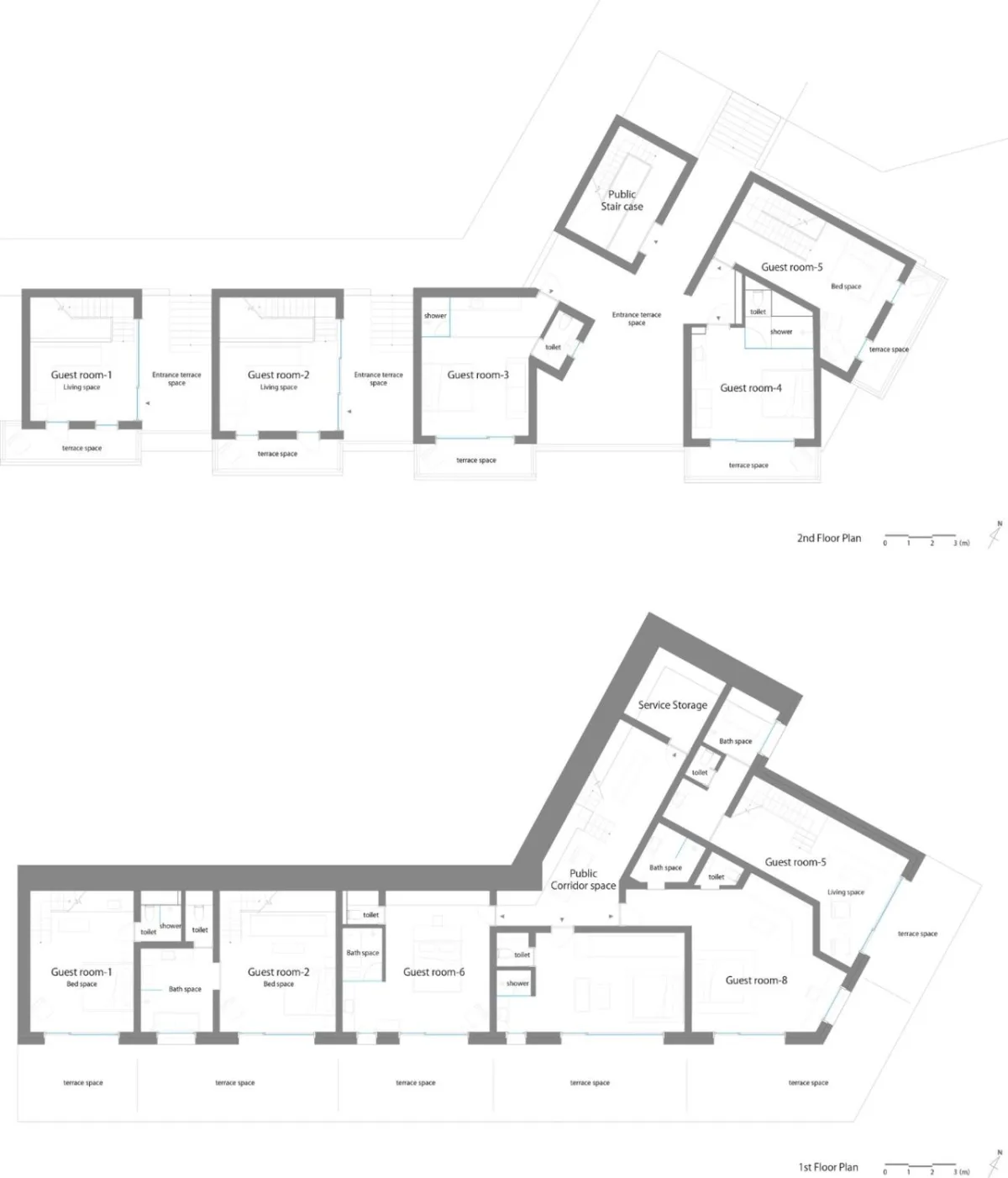 BIM建筑|鹿柴山集 精品民宿 / 小大建筑