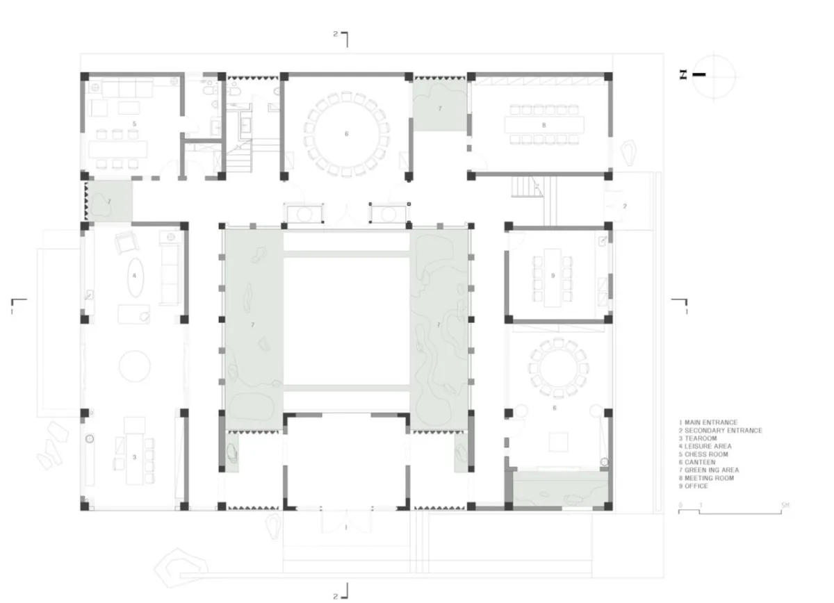 BIM建筑|方院——工业园区里的“四合院”，云南红河州 / 素造建筑