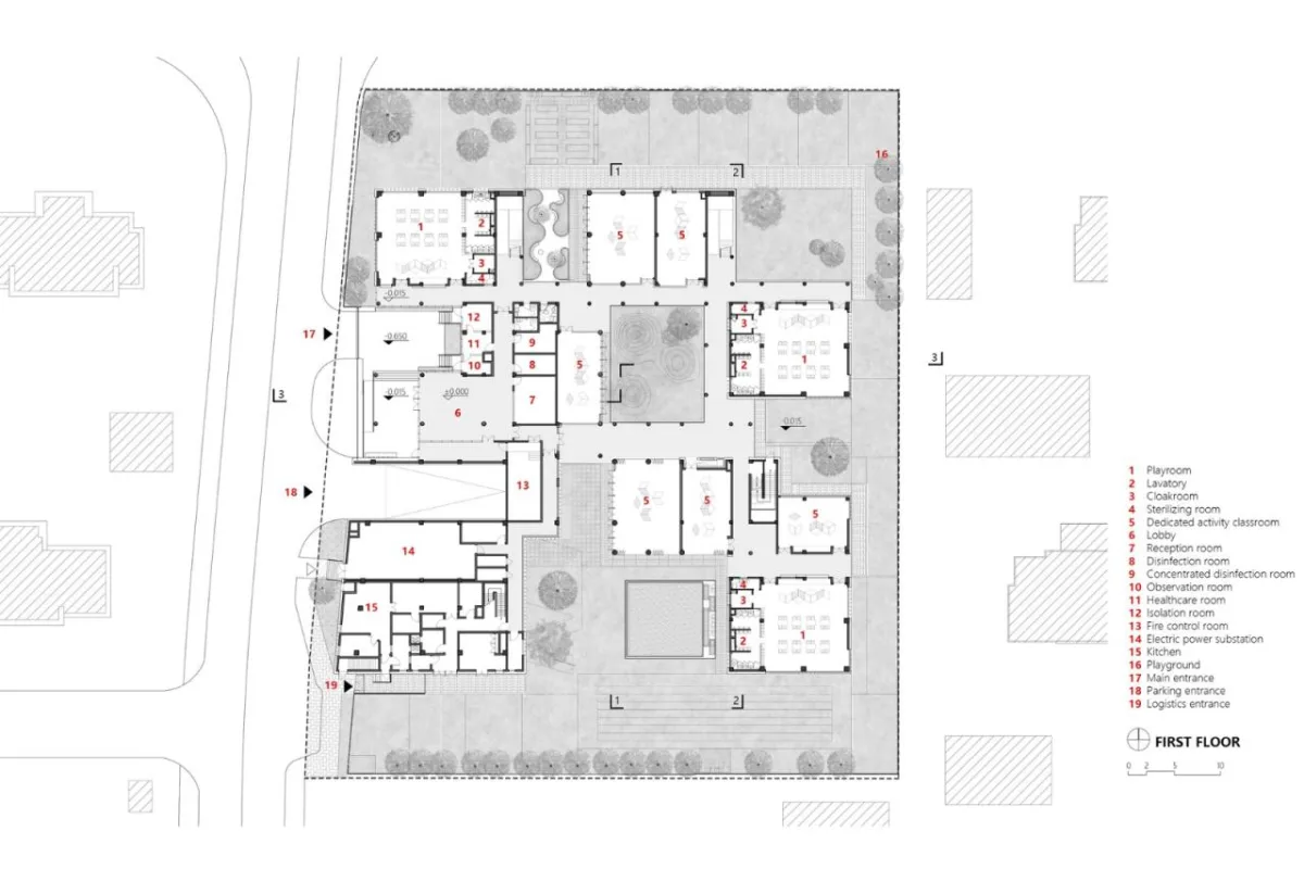 BIM建筑|上海市蓝湾幼儿园 / 华东建筑设计研究院 丁顺团队