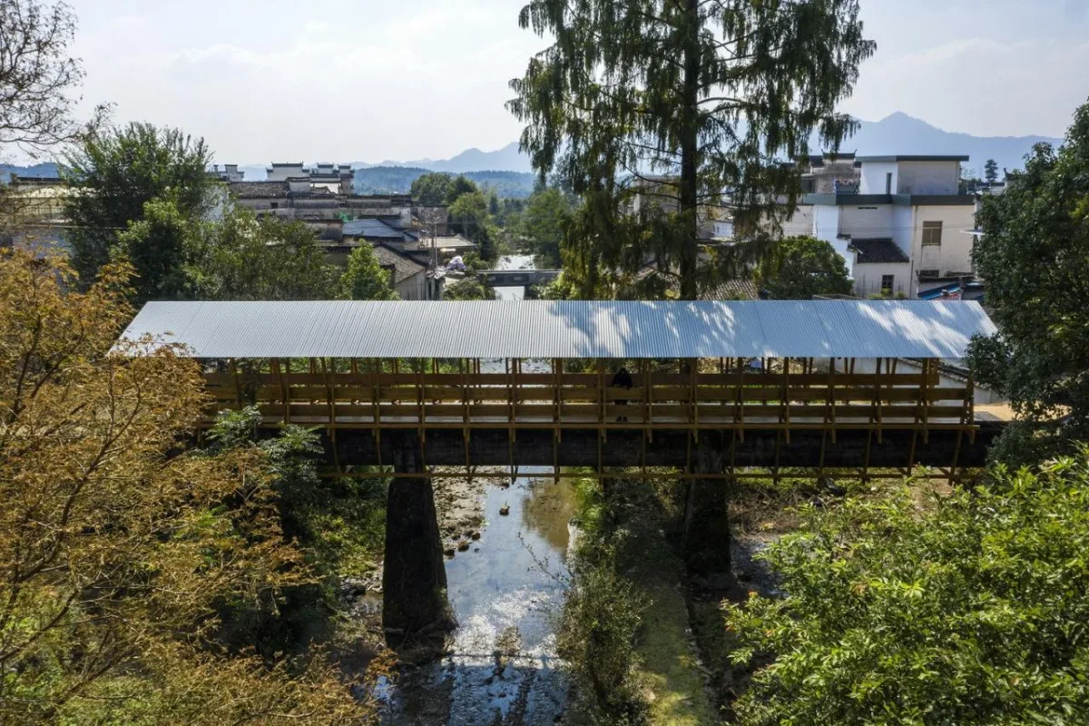 BIM建筑|丰梧季·水渠廊桥 / IARA