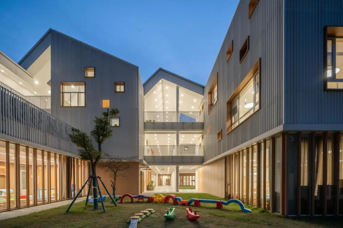 BIM建筑|上海市蓝湾幼儿园 / 华东建筑设计研究院 丁顺团队
