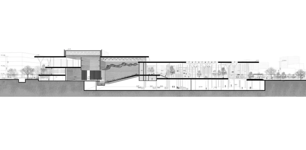 BIM建筑|浦东新区青少年活动中心和群众艺术馆 / 山水秀建筑事务所