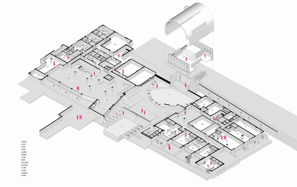 BIM建筑|回应古寺和山水的人文居所：清远慈湖书院 / 城外建筑