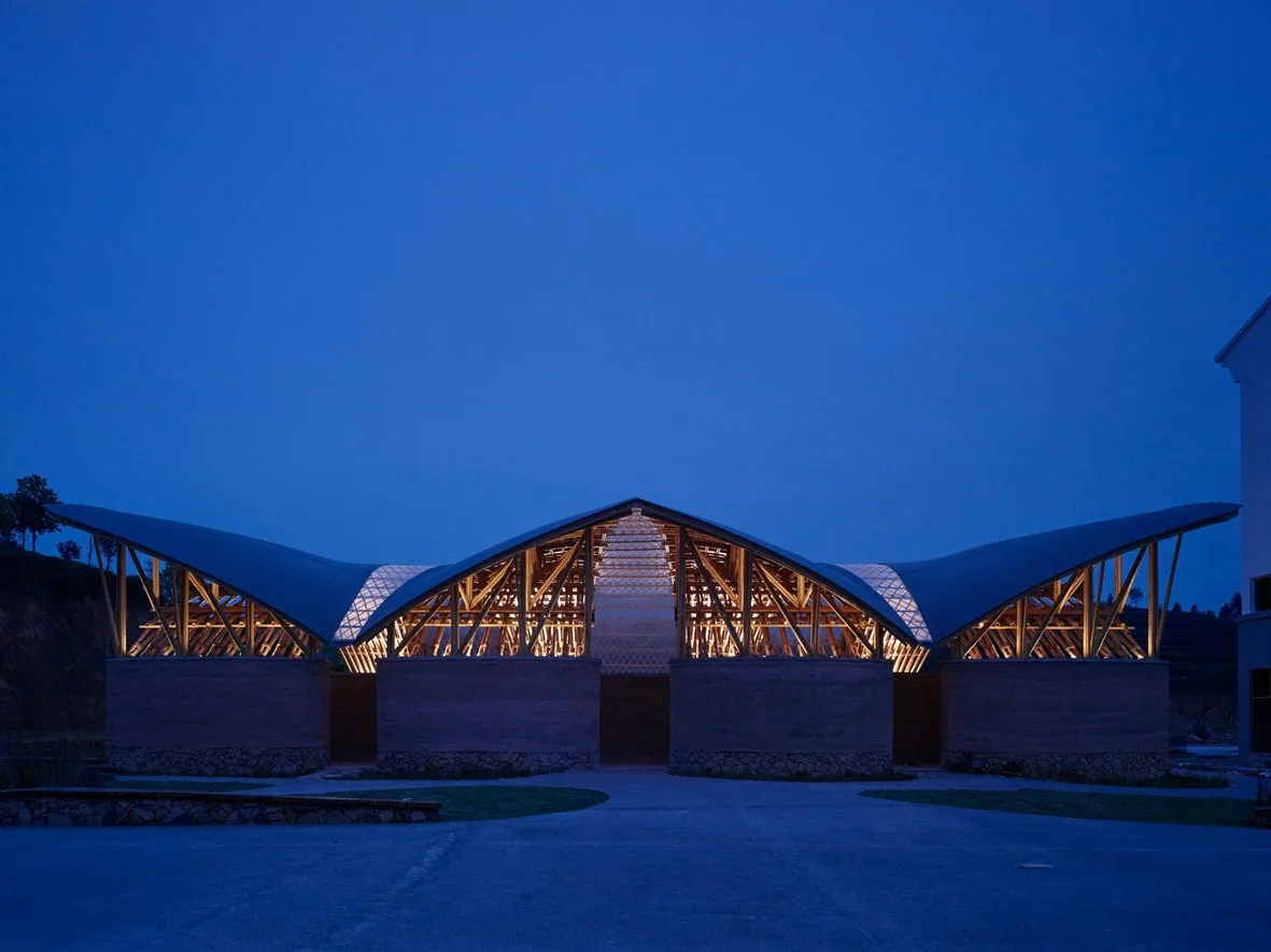 BIM建筑|竹管垅茶青市场 / 清华大学建筑设计研究院 素朴建筑工作室
