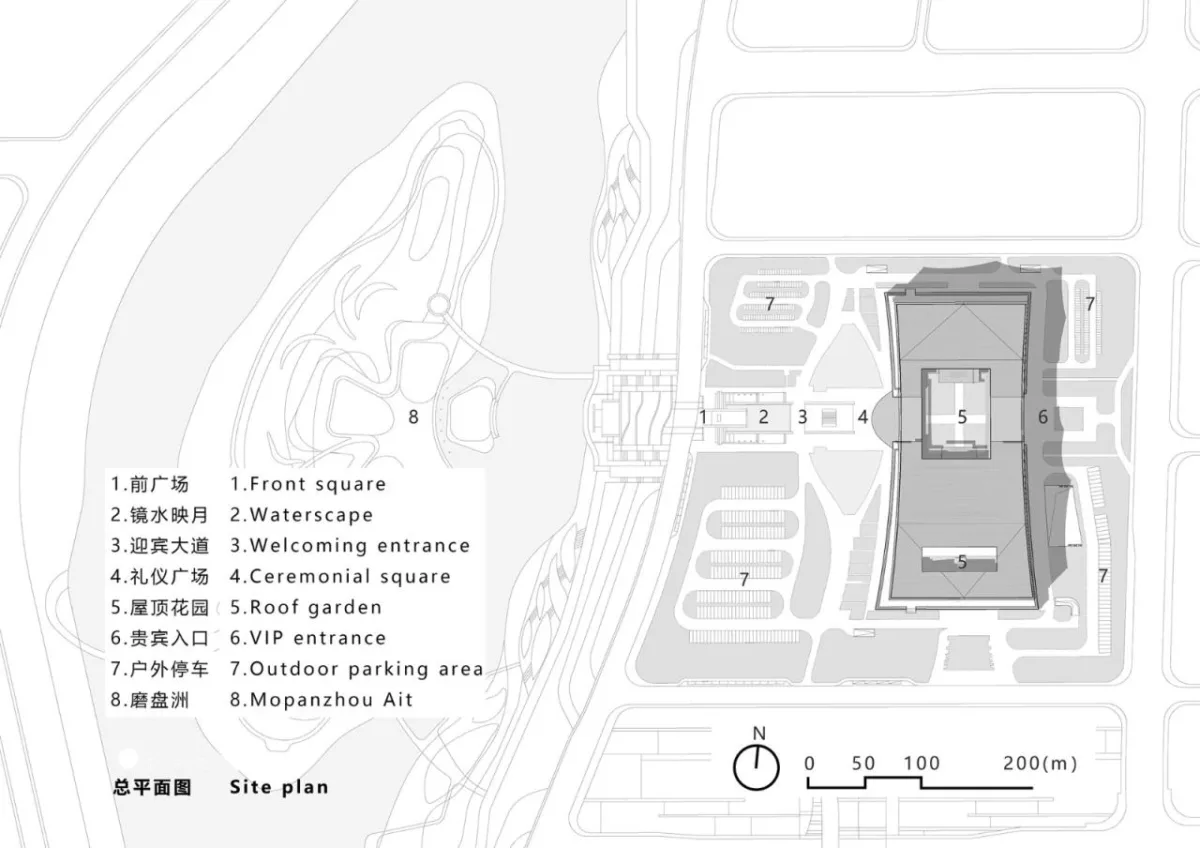 BIM建筑|长沙国际会议中心：水云潇湘 翰墨中华 / 华南理工大学建筑设计研究院有限公司