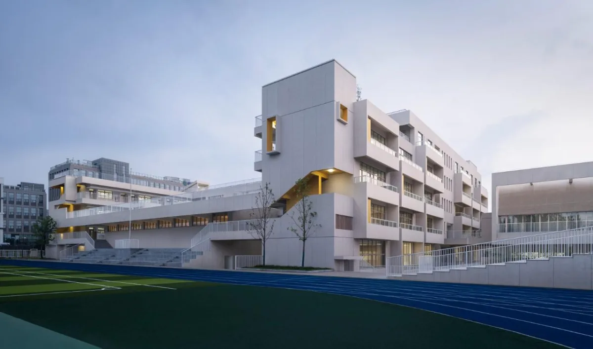 BIM建筑|江苏省南京市文齐路小学 / 荣朝晖工作室
