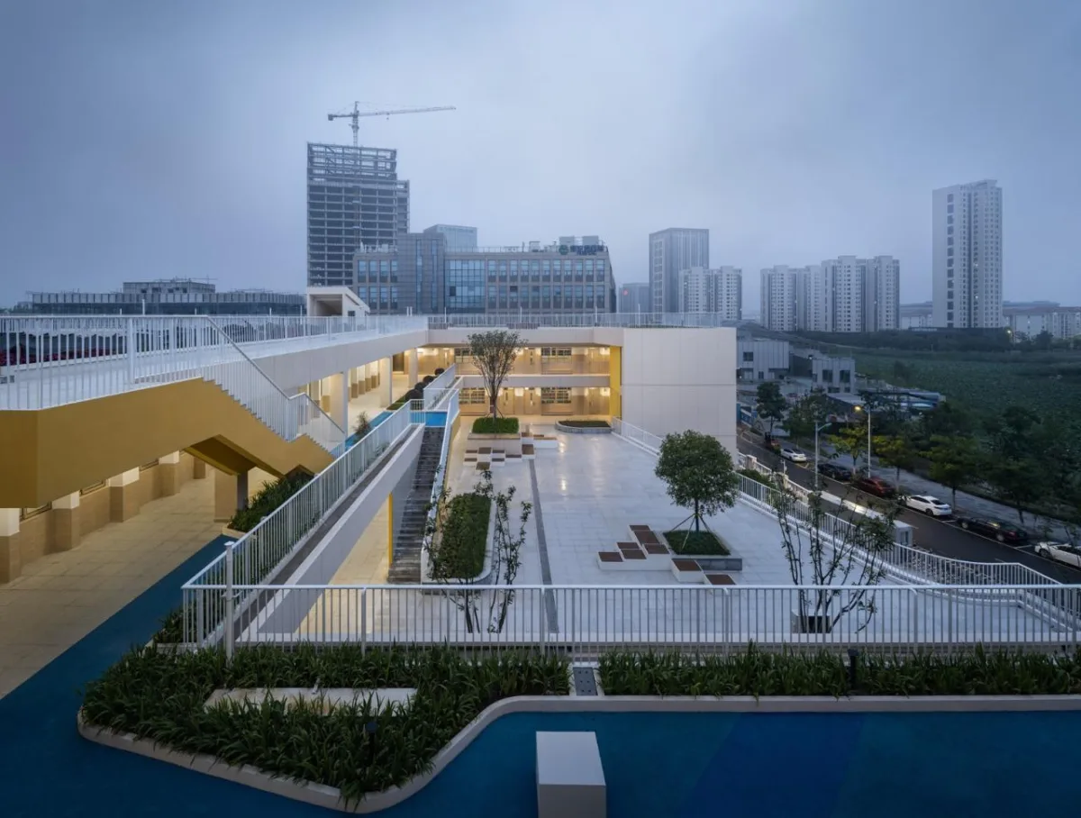 BIM建筑|江苏省南京市文齐路小学 / 荣朝晖工作室