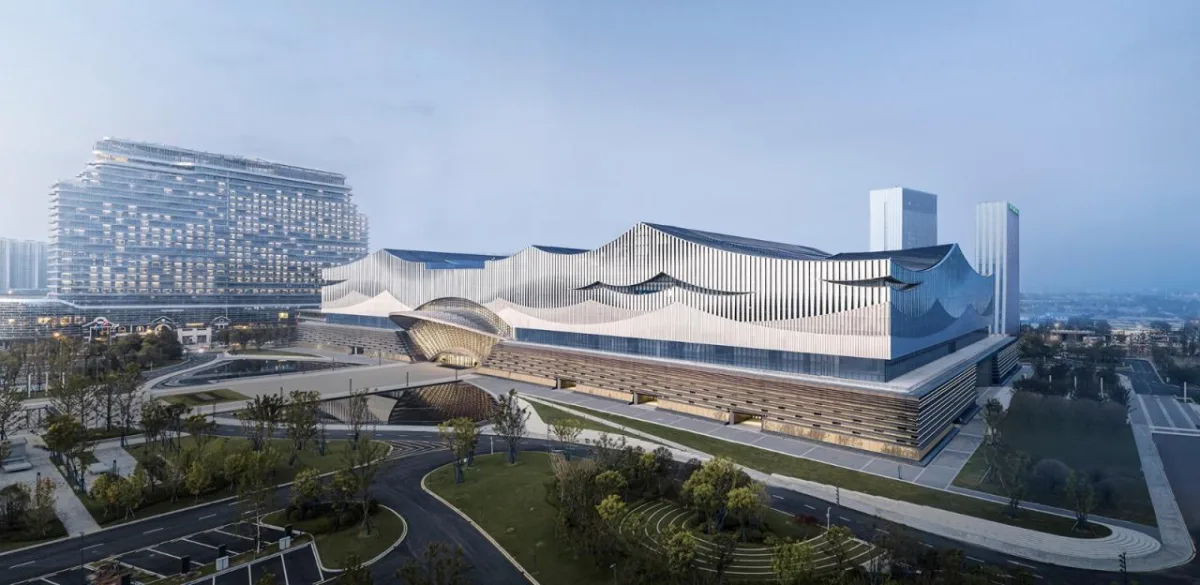 BIM建筑|长沙国际会议中心：水云潇湘 翰墨中华 / 华南理工大学建筑设计研究院有限公司