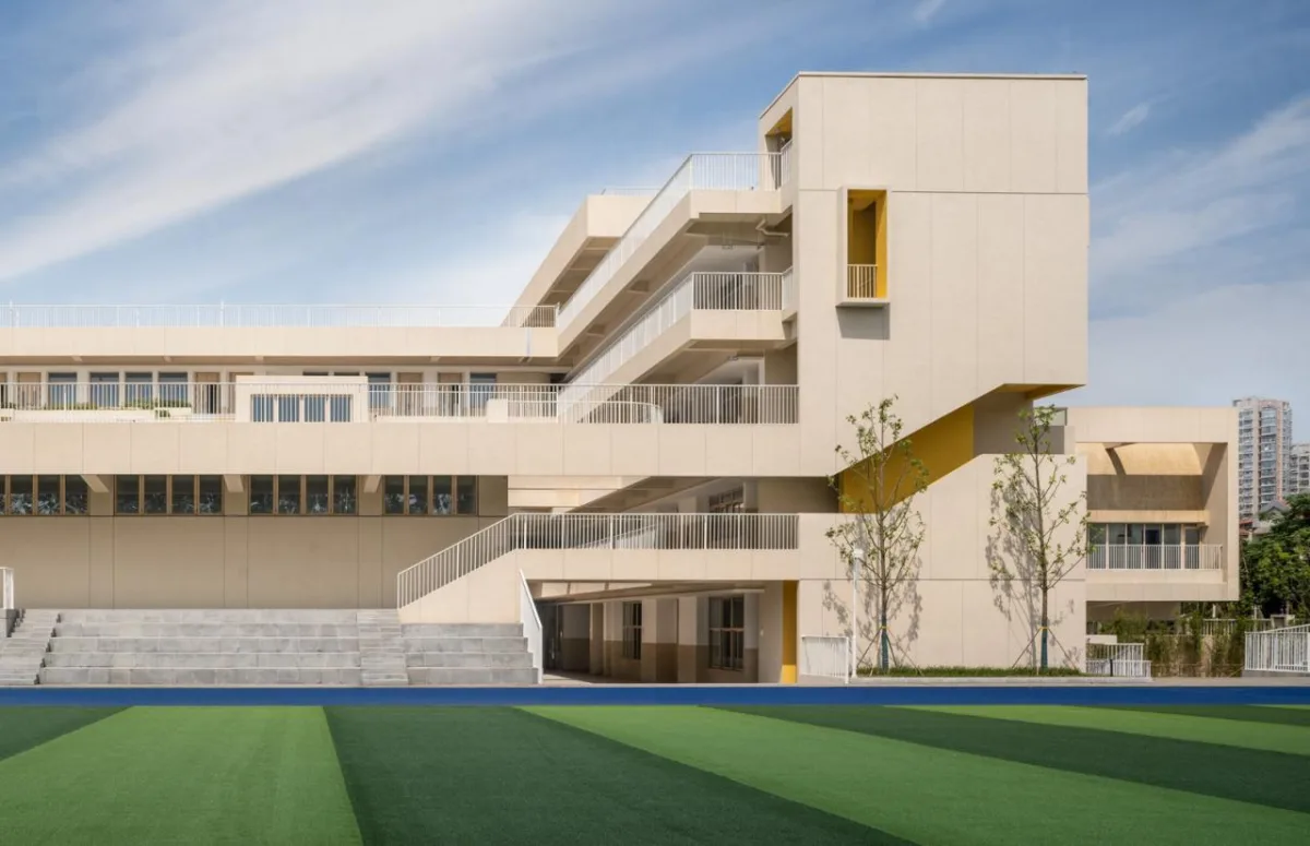 BIM建筑|江苏省南京市文齐路小学 / 荣朝晖工作室