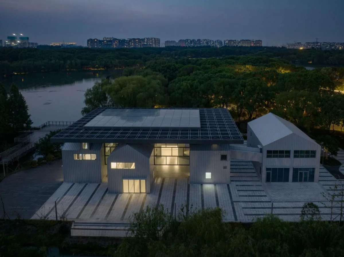 BIM建筑|昆山城市生态森林公园游客中心 / 阿科米星建筑设计