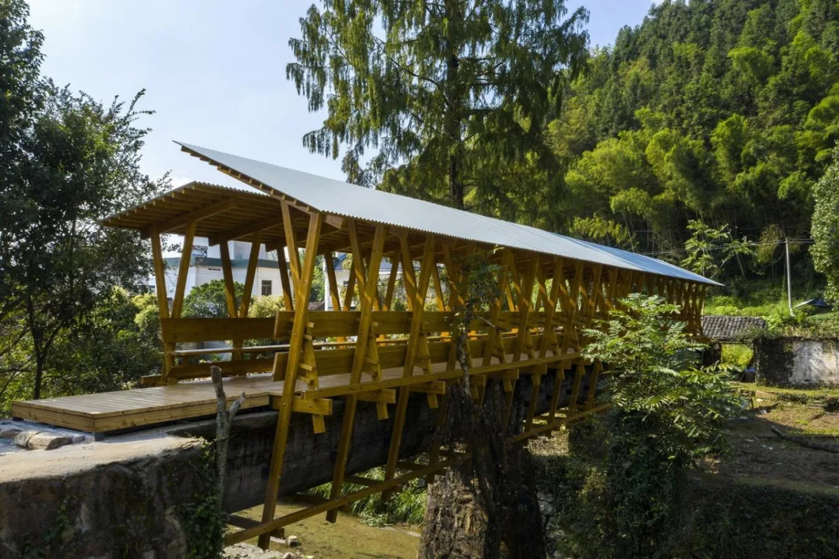 BIM建筑|丰梧季·水渠廊桥 / IARA