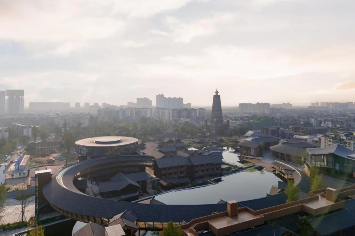 BIM建筑|成都彭州龙兴寺区域城市更新 / BIAD-ASA筑景工作室