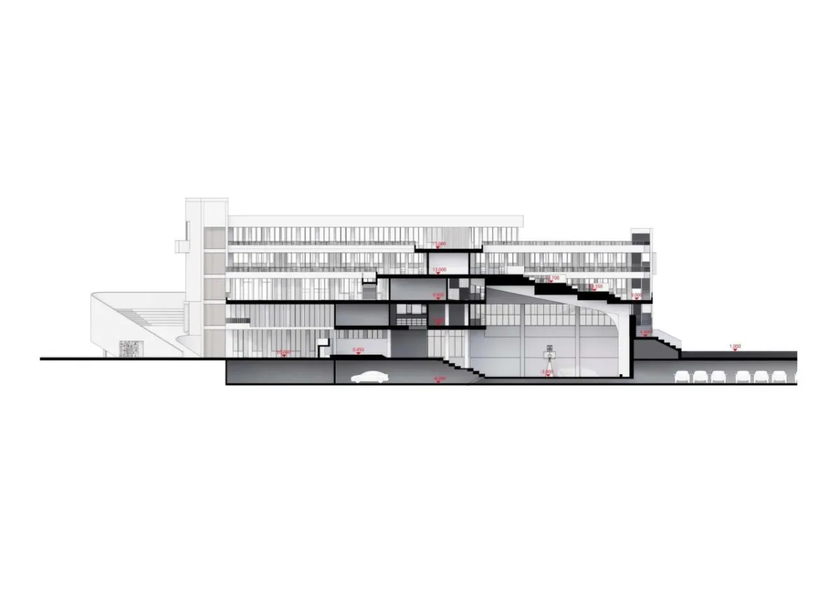 BIM建筑|江苏省南京市文齐路小学 / 荣朝晖工作室