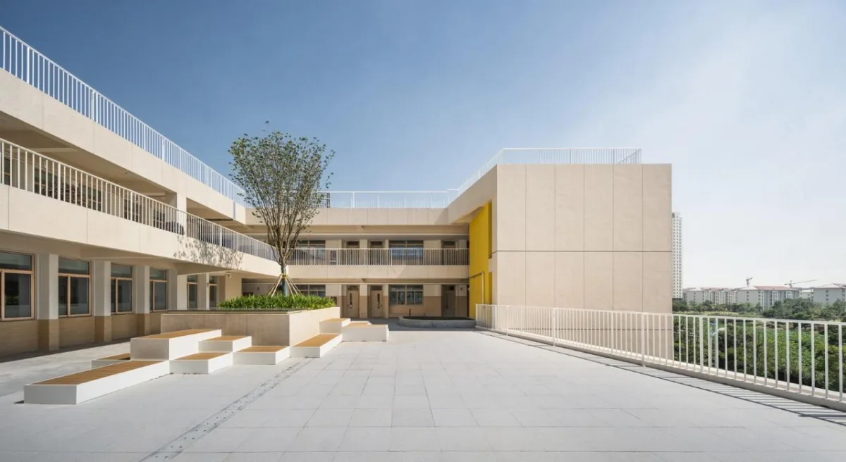 BIM建筑|江苏省南京市文齐路小学 / 荣朝晖工作室