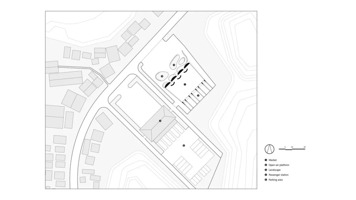 BIM建筑|竹管垅茶青市场 / 清华大学建筑设计研究院 素朴建筑工作室