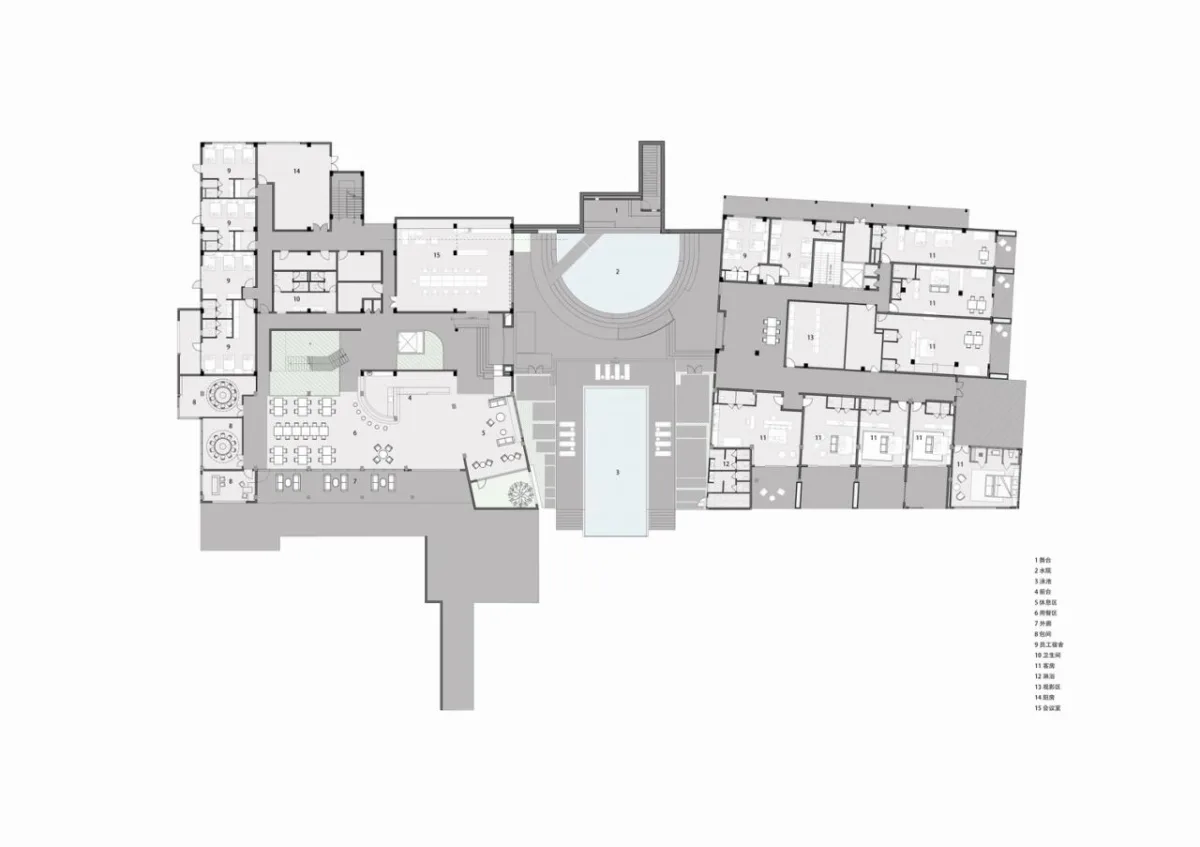 BIM建筑|回应古寺和山水的人文居所：清远慈湖书院 / 城外建筑