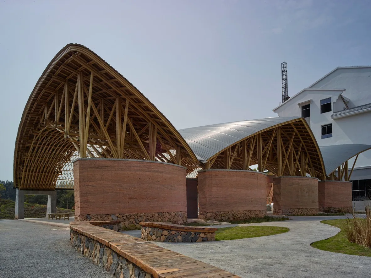 BIM建筑|竹管垅茶青市场 / 清华大学建筑设计研究院 素朴建筑工作室
